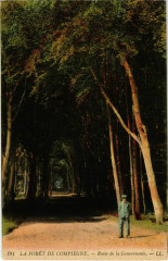 Compiegne - Foret de Compiegne - Route de la Gouvernante à Compiègne
