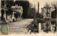 Chantilly- Chateau, Etang de Comelle France à Chantilly