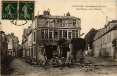 Compiegne- Bombardement 1918, Rues Mounier&du Chateau France à Compiègne