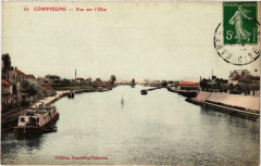 Compiegne- Vue sur l'Oise France à Compiègne