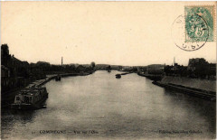 Compiegne- Vue sur l'Oise France à Compiègne