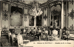 Chantilly- Chateau, Chambre de M. le Prince France à Chantilly