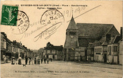 Ressons-sur-le-Matz Place - Gendarmerie