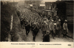 Prisonniers allemands a Compiegne à Compiègne
