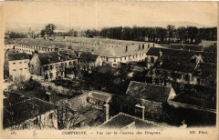 Compiegne-Vue sur la Caserne des Dragons à Compiègne