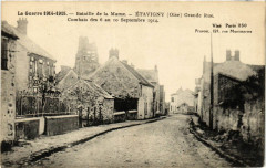 Bataille de la Marne Etavigny-Grande Rue -
													60 Oise
												