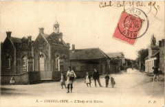 Corbeil-Cefr l'Ecole et la Mairie