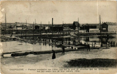 Compiegne Passage provisoire sur l'Oise à Compiègne