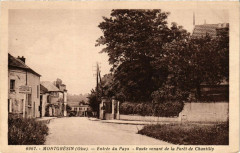 Montgresin Entrée du pays - Route venant de la Foret de Chantilly à Chantilly