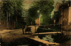 Meru l'Ancien Rue sur les fontaines à Méru