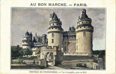 Chateau de Pierrefonds Vue d'ensemble prise au Sud à Pierrefonds