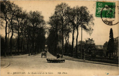 Beauvais Le Boulevard de la Gare à Beauvais