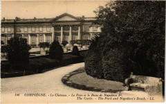 Compiegne - Le Chateau - Le Parc et le Banc de Napoleon Ier à Compiègne