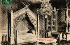 Compiegne - Chateau - Chambre de l'Empereur à Compiègne