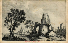 Meru - Debris du Chateau à Méru