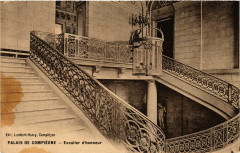 Palais de Compiegne - Escalier d'honneur à Compiègne
