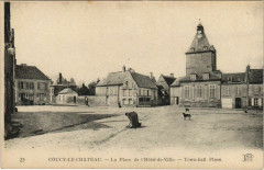Coucy-le-Chateau La Place de l'Hotel de Ville Town hall Place