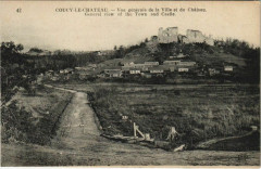 Coucy-le-Chateau Vue generale de la Ville et du Chateau