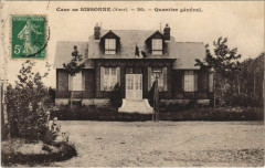 Camp de Sissone 30 Quartier general