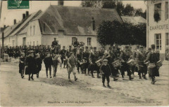 Sissonne Arrivee du Regiment France à Sissonne
