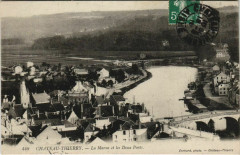 Chateau Thierry La Marne et les Deux Ponts France