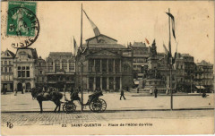 Saint Quentin- Place de l'Hotel de Ville France à Saint-Quentin