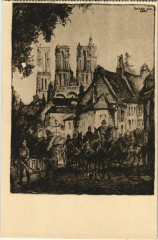 Laon- Rue du RempartSaint-Just France à Laon