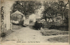 Oigny - La Rue de l'Eglise