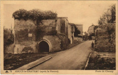 Coucy-le-Chateau - Porte de Chauny - Apres la Guerre à Chauny