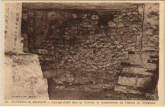 Caverne du Dragon - Barrage etabli dans la Cavern