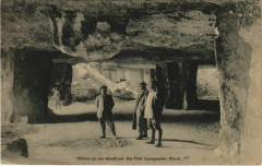 Hohlen an der Westfront - Am First Haengender Block