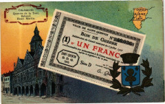 St Quentin - Bon de Guerre -
													02 Aisne
												