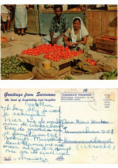 Pc Suriname Paramaribo - fruitventers, Onoverdekte Markt