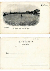 Pc Suriname Paramaribo - De Haven. Kon. West-Ind. Mail.