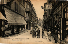 Soissons La Rue du commerce à Soissons