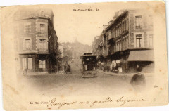 Saint-Quentin La rue d'isle à Saint-Quentin