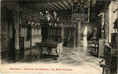 Marchais Interieur du Chateau La Salle d'Armes à Marchais