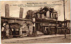 Guerre Mondiale 1914-1918 Saint-Quentin Rue de la Fere-Maison.. à Saint-Quentin