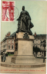 Saint-Quentin Monument de la Defense (8 oct 1870) à Saint-Quentin