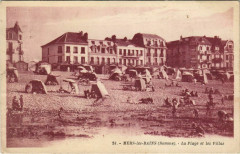Mers-les-Bains La Plage et les Villas à Mers-les-Bains