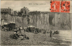 Ault La Plage a marée haute à Ault