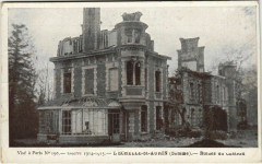 Guerre Militaire L'Echelle-Saint-Aurin Ruines du Chateau à L'Échelle-Saint-Aurin