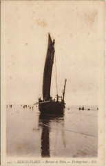 Berck-Plage Barque de peche à Berck