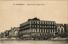 Wimereux - Hotel brulé-Marée basse à Wimereux