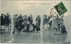 Scénes de Plage - Le partage du buti -
													62 Pas de Calais
												