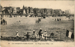 Le Touquet-Paris-Plage - La Plage et les Villas au Touquet-Paris-Plage