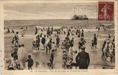 Le Portel - Vue de la Plage et le Fort de l'Heurt au Portel