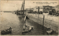 Boulogne-sur-Mer - l'Avant Port et la Chambre de Commerce à Boulogne-sur-Mer