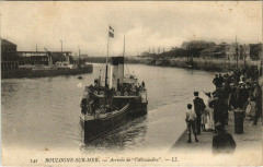 Boulogne-sur-Mer - Arrivee de l'Alexandra à Boulogne-sur-Mer