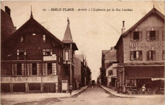 Berck Plage- Arrivee a l'Esplanade par la Rue Lavoisier France à Berck